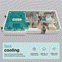 Pyle - SLPAC406W.5 , Home and Office , Cooling Fans , Portable Air Conditioner - 14000 BTU Cooling Capacity (ASHRAE) Compact Home A/C Cooling Unit with Built-in Dehumidifier & Fan Modes, Includes Window Mount Kit (White)