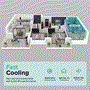 Pyle - SLPAC83W , Home and Office , Cooling Fans , Portable Air Conditioner - 8000 BTU Cooling Capacity (ASHRAE) Compact Home A/C Cooling Unit Only with Wifi Function, Includes Window Mount Kit (White)