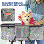 Pyle - SLPTUBG40 , Health and Fitness , Freestanding Bathtub , Portable Dog Bath Tub with Two Side Pockets and Built-in Drain System -  Includes Three-Point Leash Restraint (Gray + Black)