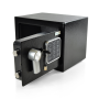 Pyle - USLSFE12 , Home and Office , Safe Boxes - Mailboxes , Compact Electronic Safe Box with Mechanical Override, Includes Keys