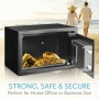 Pyle - SLSFE14.6 , Home and Office , Safe Boxes - Mailboxes , Compact Electronic Safe Box with Mechanical Override, Includes Keys