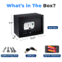 Pyle - SLSFE18FP , Home and Office , Safe Boxes - Mailboxes , Electronic Fingerprint Safe Box with Mechanical Override, Includes Keys