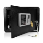 Pyle - SLSFE22FP , Home and Office , Safe Boxes - Mailboxes , Electronic Fingerprint Safe Box with Mechanical Override, Includes Keys