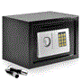 Pyle - AZSLSFE342 , Home and Office , Safe Boxes - Mailboxes , Electronic Safe Box with Mechanical Override, Includes Keys