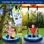 Pyle - SLSINFSWN99 , Sports and Outdoors , 36" Inflatable Tire Swing with Hang Kit - Indoor/Outdoor Hanging Rope Swinging Seat Spinner with Swivel, Hand Pump, Carry Bag