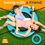 Pyle - SLSINFSWN99 , Sports and Outdoors , 36" Inflatable Tire Swing with Hang Kit - Indoor/Outdoor Hanging Rope Swinging Seat Spinner with Swivel, Hand Pump, Carry Bag