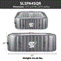 Pyle - SLSPA4SQA , Sports and Outdoors , 4-Seat Square Inflatable Pool Spa - Portable Hot Tub Spa with Light and  Remote Control