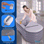Pyle - SLSPAMT26FB , Health and Fitness , Freestanding Bathtub , Inflatable Bathtub with Bubble Massage Mat - Comes with a Matching Inflatable Pillow, Cup Holder, and Remote Control for Body and Spa