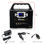 Pyle - SLSPGN10 , Gadgets and Handheld , Power Banks - Mobile Charging , Portable Power Generator - Rechargeable Battery Pack Power Supply, Solar Panel Compatible (40,800mAh Capacity)