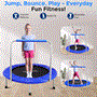 Pyle - SLSPT365.5 , Sports and Outdoors , Carrying Cases - Portability , Jumping Fun Sports Trampoline, Kids Size