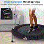 Pyle - SLSPT438 , Home and Office , Fitness Equipment - Home Gym , Health and Fitness , Fitness Equipment - Home Gym , Portable Body Fitness Trampoline - Pro Aerobics Trampoline with Adjustable Handrail