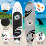 Pyle - SLSUPB06.8 , Sports and Outdoors , Carrying Cases - Portability , Free Flow Paddleboard SUP - Stand Up Water Paddle-Board (10’ ft.)