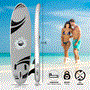 Pyle - SLSUPB06.8 , Sports and Outdoors , Carrying Cases - Portability , Free Flow Paddleboard SUP - Stand Up Water Paddle-Board (10’ ft.)