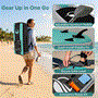 Pyle - SLSUPB105 , Misc , Free-Flow Inflatable SUP - Stand Up Water Paddle-Board