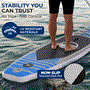 Pyle - SLSUPB125 , Sports and Outdoors , Carrying Cases - Portability , Free-Flow Inflatable SUP - Stand Up Water Paddle-Board