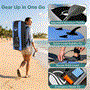Pyle - SLSUPB125 , Sports and Outdoors , Carrying Cases - Portability , Free-Flow Inflatable SUP - Stand Up Water Paddle-Board