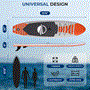 Pyle - SLSUPB135 , Gadgets and Handheld , Cameras - Videocameras , Free-Flow Inflatable SUP - Stand Up Water Paddle-Board