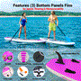 Pyle - SLSUPB145 , Misc , Free-Flow Inflatable SUP - Stand Up Water Paddle-Board