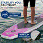 Pyle - SLSUPB145 , Misc , Free-Flow Inflatable SUP - Stand Up Water Paddle-Board