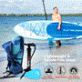 Pyle - SLSUPB518.8 , Gadgets and Handheld , Sports Training Sensors , Rising Flow Paddleboard SUP - Stand Up Water Paddle-Board w/ Waterproof Mobile Phone Case (10’ 6”)