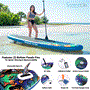 Pyle - SLSUPB636 , Misc , Rising Flow Paddleboard SUP - Stand Up Water Paddle-Board w/ Waterproof Mobile Phone Case (10’6”)