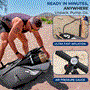 Pyle - SLSUPB754 , Sports and Outdoors , Sports Training Sensors , Sports and Outdoors , Carrying Cases - Portability , Rising Flow Inflatable Paddleboard iSUP - Stand Up Water Paddle-Board w/ Accessories (Wood)