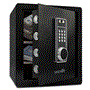 Pyle - SLSV45EQG , Home and Office , Safe Boxes - Mailboxes , Electronic Safe Box with Digital Keypad, Includes 2 Keys (Black)