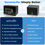 Pyle - SLSVP25EUG , Home and Office , Safe Boxes - Mailboxes , Electronic Fingerprint Safe Box with Touchscreen Keypad and Combination Lock, Includes 2 Owner Keys and 2 Master Keys (Black)