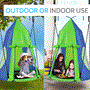 Pyle - SLSWNG352 , Sports and Outdoors , Children’s Hangout Pod Swing - Indoor/Outdoor Hammock Tent, Hanging Chair Swing