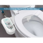 Pyle - sltlsp08 , Home and Office , Therapeutic , Bathroom Bidet Attachment - Toilet Seat Water Bidet Sprayer