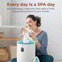 Pyle - SLTLW700 , Home and Office , Vacuums - Steam Cleaners , Single Touch Towel & Blanket Warmer with Fragrant Disc Holder and LED Ring (Blue)