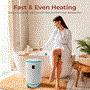 Pyle - SLTLW700 , Home and Office , Vacuums - Steam Cleaners , Single Touch Towel & Blanket Warmer with Fragrant Disc Holder and LED Ring (Blue)