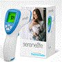 Pyle - SLTM20.5 , Tools and Meters , Temperature - Humidity - Moisture , Infrared Digital Thermometer - Touchless Thermometer for Adults and Kids with LCD Display, Fever Alarm, and Memory Recall