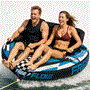 Pyle - SLTOWBL20 , Sports and Outdoors , Heavy-Duty Inflatable Towable Booster Tube - Sports Towable Front Tow Point Inflatable Raft, Heavy Gauge & Durable Build, Inflatable Float Tube