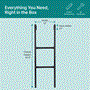 Pyle - SLTRA12LDR.5 , Home and Office , Fitness Equipment - Home Gym , Health and Fitness , Fitness Equipment - Home Gym , Trampoline Access Safety Ladder (for SereneLife Outdoor Trampoline Models: SLTRA12BL)
