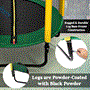 Pyle - SLTRA5BL.5 , Home and Office , Fitness Equipment - Home Gym , Health and Fitness , Fitness Equipment - Home Gym , 5ft Outdoor & Indoor Mini Toddler Trampoline with Enclosure Safety Net Basketball Hoop - Outdoor & Indoor Jumping Fun Trampoline for Kids / Children, Basketball Hoop, Safety Net Cage (5 ft.)