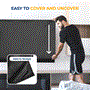 Pyle - SLTVC60 , Marine and Waterproof , Protective Storage Covers , On the Road , Protective Storage Covers , Outdoor/Indoor Full TV Cover - TV Screen Protector, TV Enclosure Offers 360° Coverage with Bottom Cover