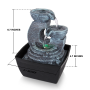 Pyle - AZSLTWF60LED , Home and Office , Water Fountains , Water Fountain - Relaxing Tabletop Water Feature Decoration