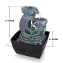 Pyle - SLTWF60LED , Home and Office , Water Fountains , Water Fountain - Relaxing Tabletop Water Feature Decoration