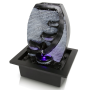 Pyle - AZSLTWF78LED , Home and Office , Water Fountains , Water Fountain - Relaxing Tabletop Water Feature Decoration