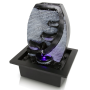 Pyle - sltwf78led , Home and Office , Water Fountains , Water Fountain - Relaxing Tabletop Water Feature Decoration