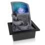 Pyle - sltwf80led , Home and Office , Water Fountains , Water Fountain - Relaxing Tabletop Water Feature Decoration