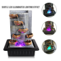 Pyle - sltwf85led , Home and Office , Water Fountains , Water Fountain - Relaxing Tabletop Water Feature Decoration