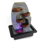 Pyle - AZSLTWF87LED , Home and Office , Water Fountains , Water Fountain - Relaxing Tabletop Water Feature Decoration