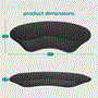 Pyle - SLVARBLAP2.6 , Home and Office , clothing & accessories , Heel Pad - Comfortable Grip Liner for All Types of Shoes