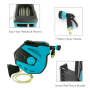Pyle - slwhr50 , Home and Office , Gardening - Landscaping , Wall Mount Garden Hose Reel - Retractable Winding Water Hose & Housing (50