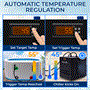 Pyle - SLWTRCHLR110 , Health and Fitness , Freestanding Bathtub , Cold Plunge Water Chiller - 1200W 1/2 HP Cooling System with Quiet Design Refrigeration Compressor, One Key Switch, 145Gal Max Water Volume