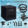 Pyle - SLWTRCHLR90.5 , Health and Fitness , Freestanding Bathtub , Cold Plunge Water Chiller - 600W 1/3 HP Cooling System with Quiet Design Refrigeration Compressor, One Key Switch, 87Gal Max Water Volume