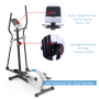 Pyle - SLXB5 , Health and Fitness , Fitness Equipment - Home Gym , Elliptical Fitness Trainer - Full Body Flywheel Exercise Pedaling Machine