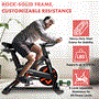 Pyle - SQHBIK-1 , Home and Office , Fitness Equipment - Home Gym , Health and Fitness , Fitness Equipment - Home Gym , Stationary Cycling Bike Exerciser, with Comfortable Seat Cushion, Digital Display with Pulse, iPad Holder